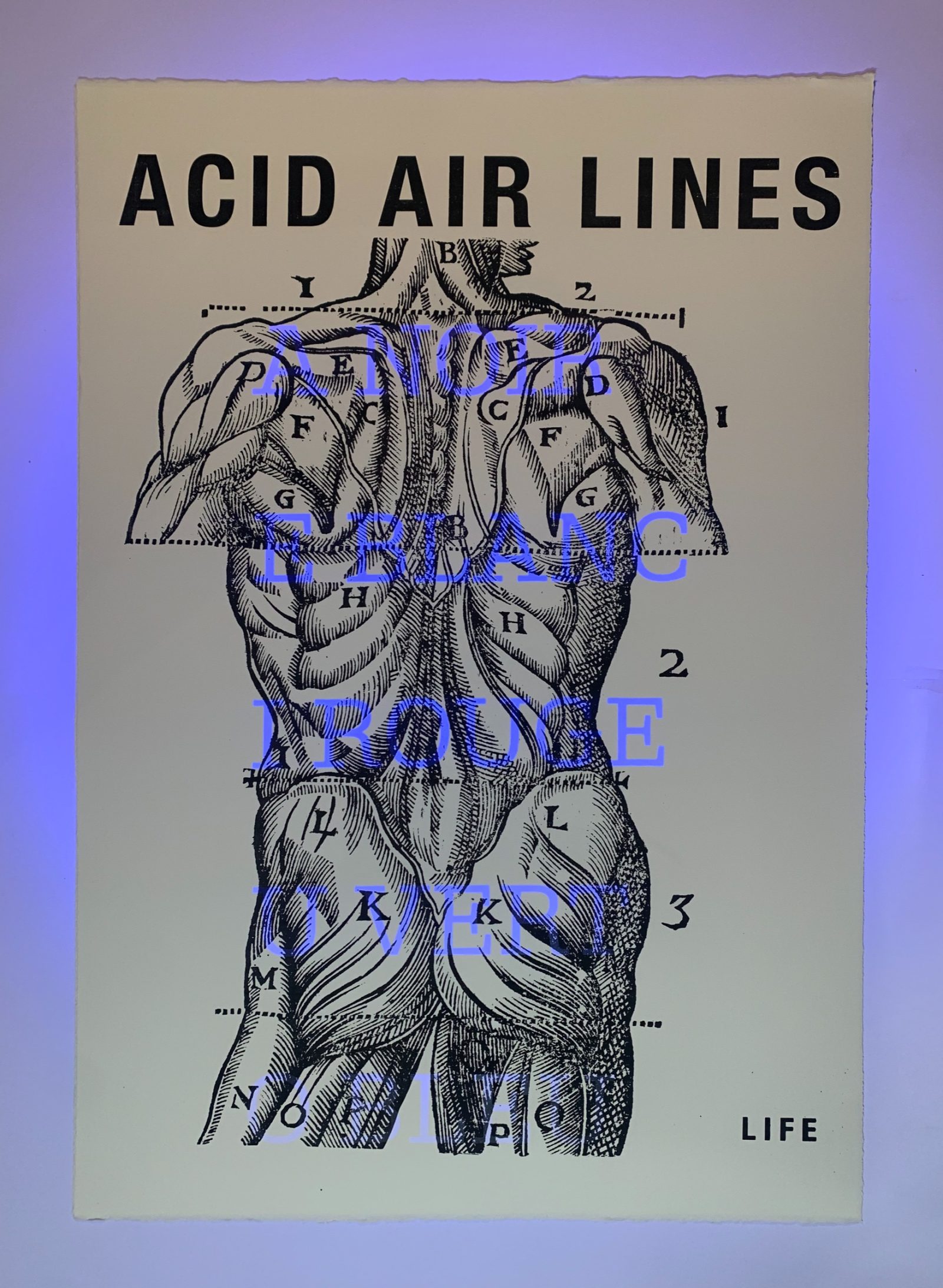Acid Air lines 2 : A noir, E blanc… — Un corps, des lettres, Arthur Rimbaud., planche 002.1