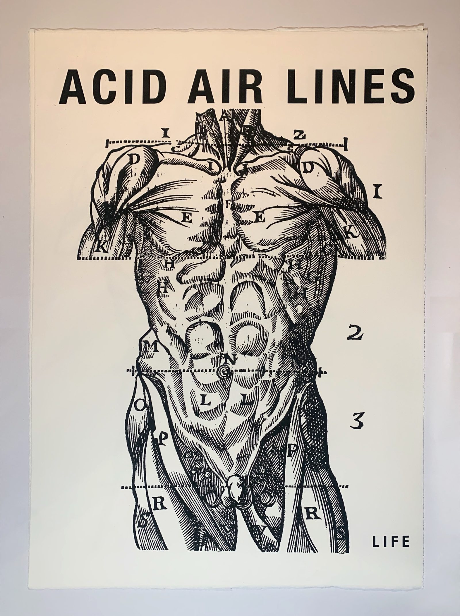 Acid Air lines 1 : voyelles — Un corps, des lettres, Arthur Rimbaud., planche 001.1